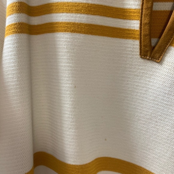 Knit Shirt with Suede trim - TORY BURCH - Picture 9 of 9